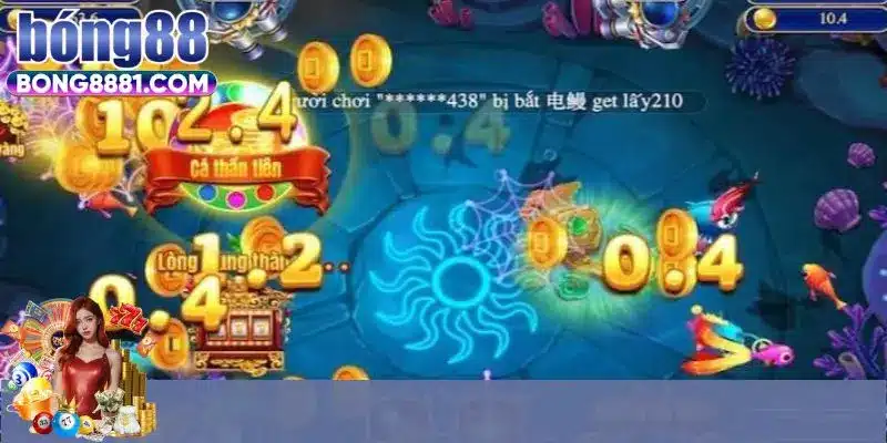 Một số tính năng bắn cá Xèng đặc biệt